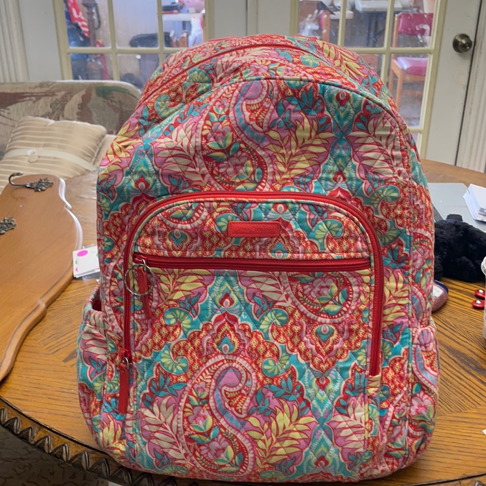 Vera Bradley back pack in good condition.
